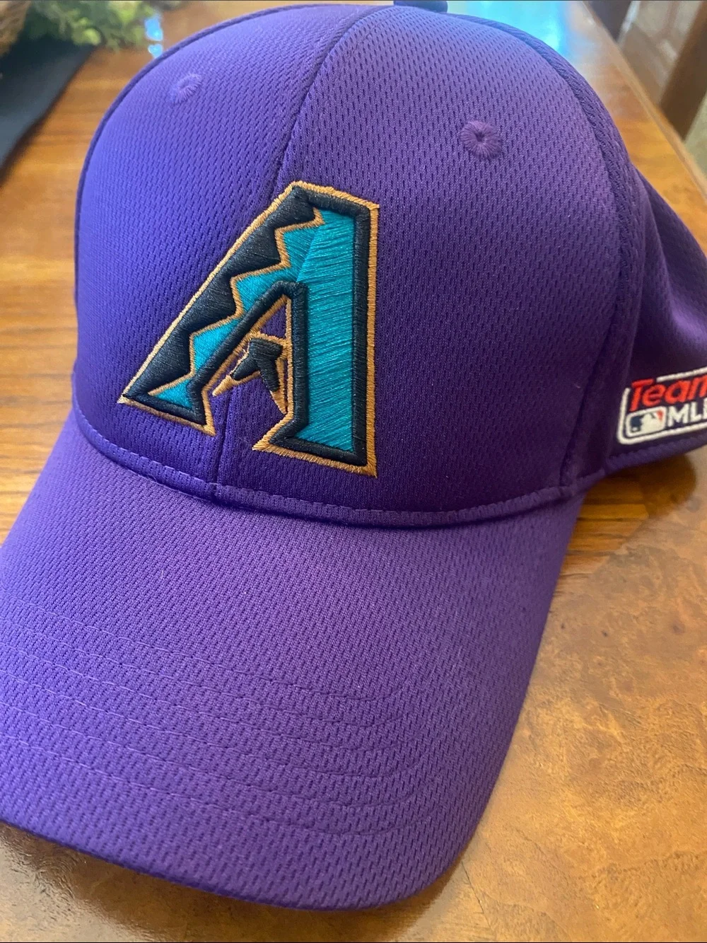 MLB Kids Purple Arizona Diamondbacks Hat with Teal & Gold Logo